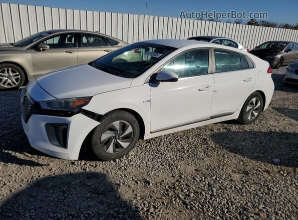 KMHC75LC3HU036504 2017 HYUNDAI IONIQ Белый Задняя левая четверть
