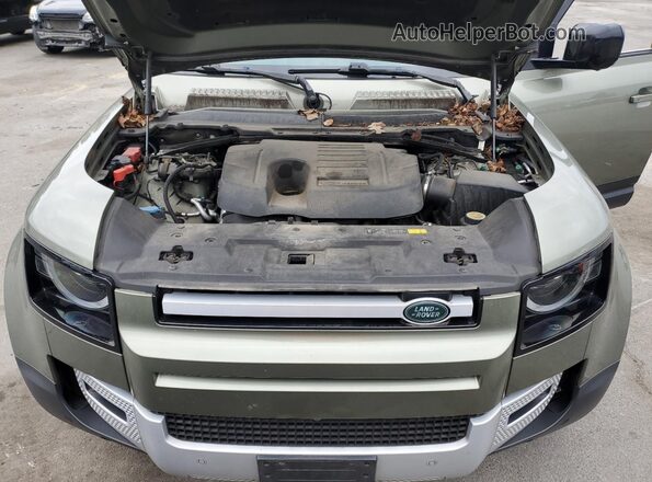 SALEPEEU6L2025514 2020 LAND ROVER DEFENDER Зеленый Вид наклейки с VIN-кодом