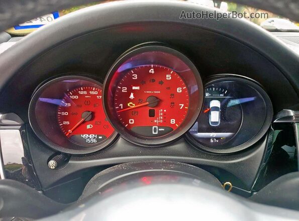 WP1AA2A57JLB19086 2018 PORSCHE MACAN Серебряный Вид щитка приборов