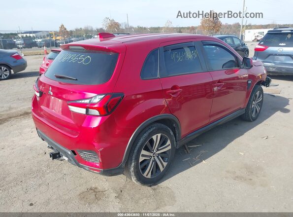 JA4AP3AU5LU029391 2020 MITSUBISHI OUTLANDER SPORT Красный Задняя правая четверть
