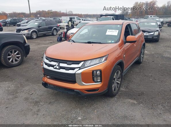 JA4AP3AU6LU028346 2020 MITSUBISHI OUTLANDER SPORT Orange წინა მარცხენა ხედი სამი მეოთხედიდან