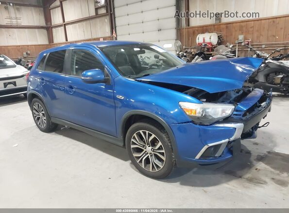 JA4AP3AW8JU013099 2018 MITSUBISHI OUTLANDER SPORT Blue Przód prawy