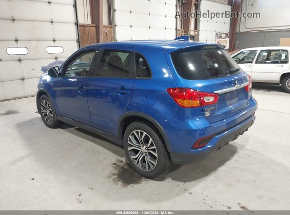 JA4AP3AW8JU013099 2018 MITSUBISHI OUTLANDER SPORT Blue Tył lewy