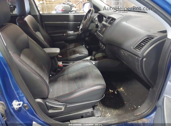 JA4AP3AW8JU013099 2018 MITSUBISHI OUTLANDER SPORT Blue Widok wnętrza z przodu