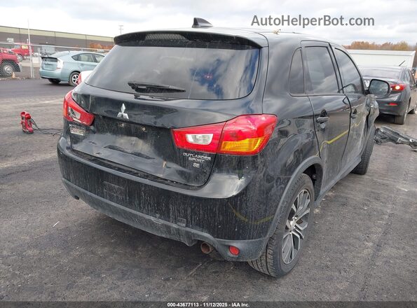 JA4AP3AWXHZ018561 2017 MITSUBISHI OUTLANDER SPORT Black Rear right