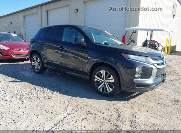 JA4APUAU2MU032899 2021 MITSUBISHI OUTLANDER SPORT Черный Передняя правая четверть