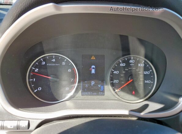 JA4AS4AA0LZ016772 2020 MITSUBISHI ECLIPSE Red Widok zestawu wskaźników