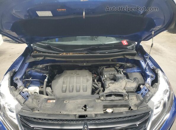 JA4AT4AA8JZ046953 2018 MITSUBISHI ECLIPSE Синий Вид задней части салона