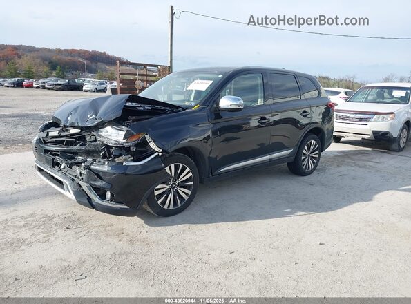 JA4AZ3A34KZ005246 2019 MITSUBISHI OUTLANDER Черный Передняя левая четверть