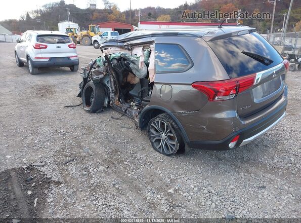 JA4AZ3A38GZ004897 2016 MITSUBISHI OUTLANDER Коричневый Задняя левая четверть