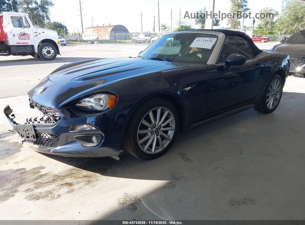 JC1NFAEKXK0142747 2019 FIAT 124 SPIDER Navy Передняя левая четверть