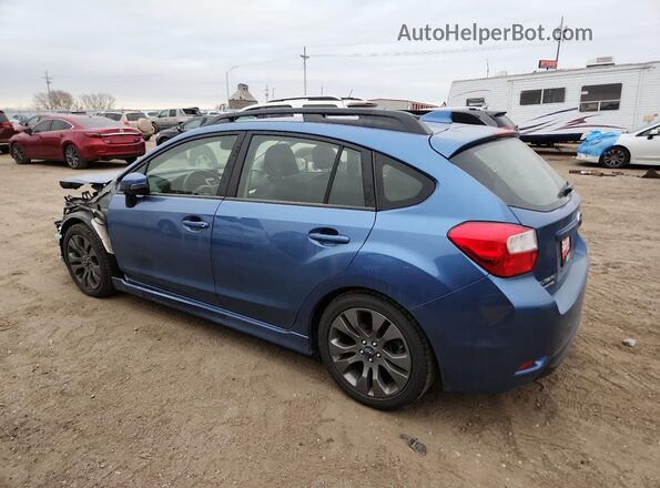 JF1GPAU6XG8327490 2016 SUBARU IMPREZA Синий Задняя левая четверть