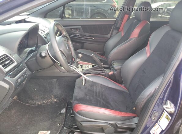 JF1VA2E62L9802034 2020 SUBARU WRX Синий Вид салона спереди
