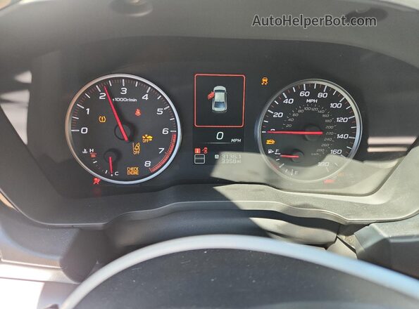 JF1VBAB63R9820093 2024 SUBARU WRX Silver ხელსაწყოთა პანელის ხედი
