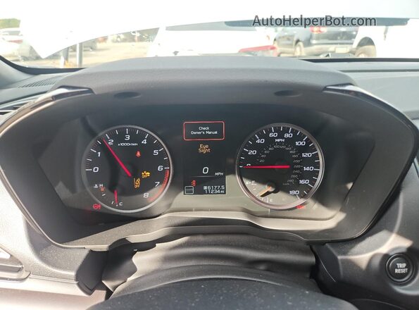 JF1VBAH61R9813232 2024 SUBARU WRX Серебряный Вид щитка приборов