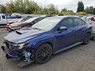 2022 Subaru Wrx Premium Blue vin: JF1VBAH6XN8009110