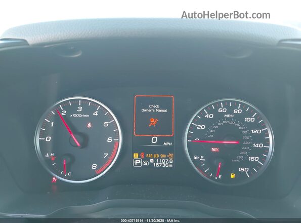 JF1VBAN66P8820099 2023 SUBARU WRX Белый Вид задних сидений