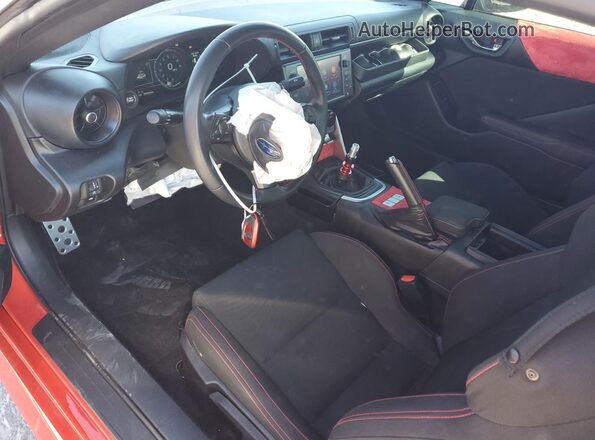 JF1ZDBB10P9702196 2023 SUBARU BRZ Orange Dashboard view