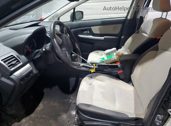 JF2GPADC5G8245488 2016 SUBARU CROSSTREK Черный Вид салона спереди