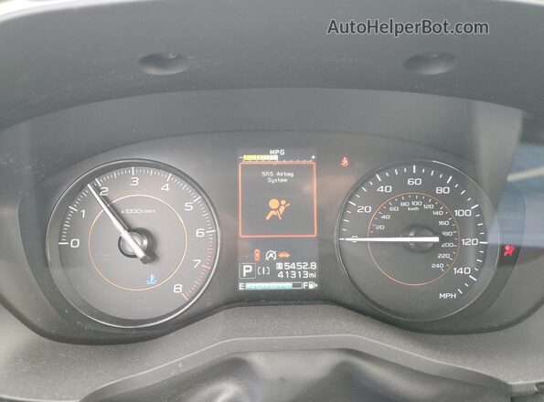 JF2GTABC3NH208841 2022 SUBARU CROSSTREK Белый Вид щитка приборов