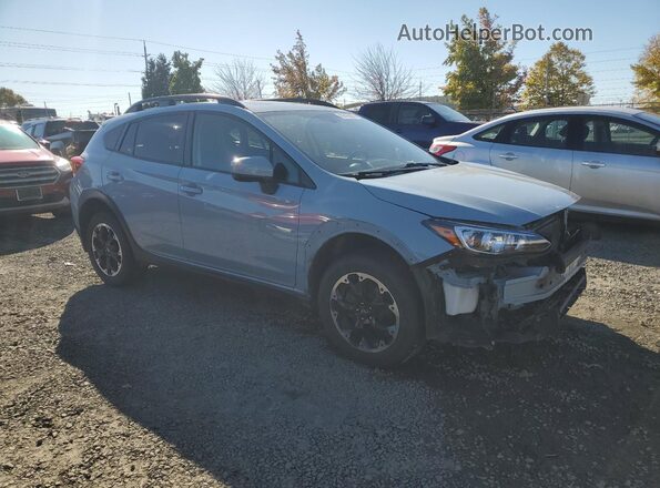 JF2GTAEC6N8236466 2022 SUBARU CROSSTREK Бирюзовый Передняя правая четверть