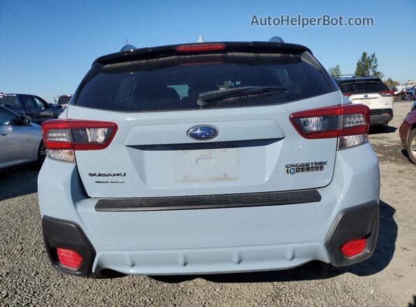 JF2GTAEC6N8236466 2022 SUBARU CROSSTREK Бирюзовый Вид сзади