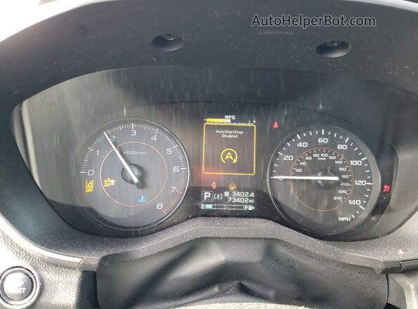 JF2GTAEC8M8376985 2021 SUBARU CROSSTREK Серебряный Вид щитка приборов