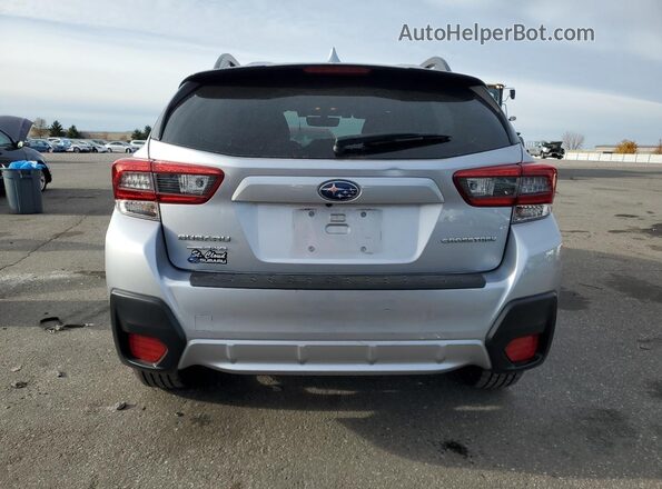 JF2GTAEC8M8376985 2021 SUBARU CROSSTREK Серебряный Вид сзади