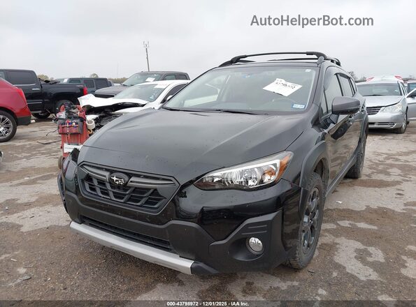 JF2GTHRC4NH239756 2022 SUBARU CROSSTREK Черный Передняя левая четверть