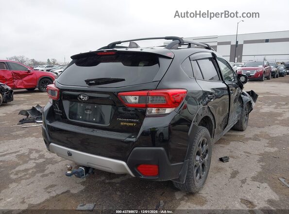 JF2GTHRC4NH239756 2022 SUBARU CROSSTREK Черный Задняя правая четверть