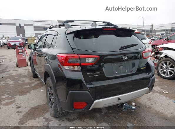 JF2GTHRC4NH239756 2022 SUBARU CROSSTREK Черный Задняя левая четверть