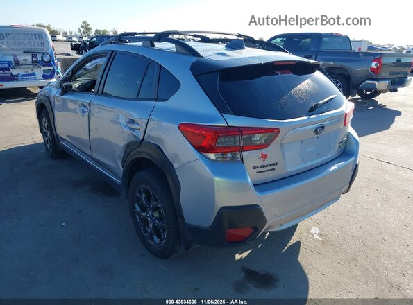 JF2GTHSC6NH278276 2022 SUBARU CROSSTREK Серебряный Задняя левая четверть