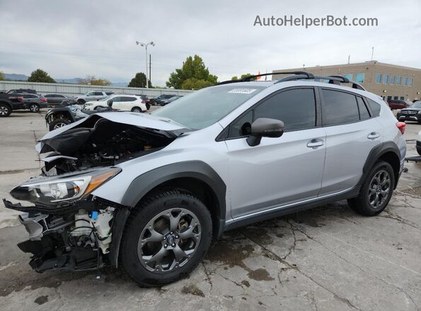 JF2GTHSCXNH254899 2022 SUBARU CROSSTREK Silver Przód lewy