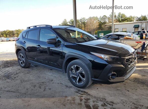 JF2GUADC2R8343146 2024 SUBARU CROSSTREK Черный Передняя правая четверть