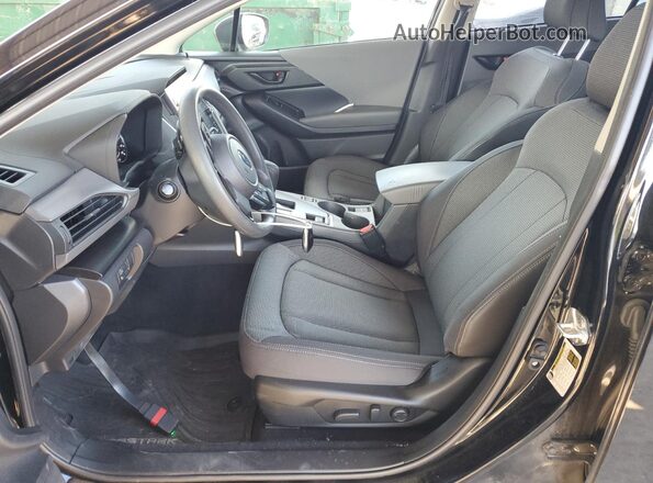 JF2GUADC2R8343146 2024 SUBARU CROSSTREK Черный Вид салона спереди