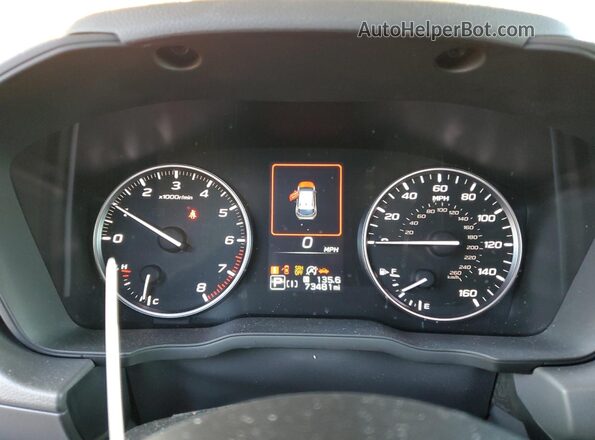 JF2GUADC2R8343146 2024 SUBARU CROSSTREK Черный Вид щитка приборов