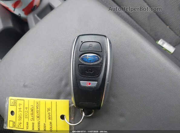 JF2GUADCXRH902250 2024 SUBARU CROSSTREK Белый Вид панели приборов