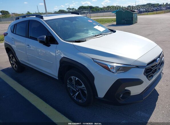 JF2GUHDC8SH224628 2025 SUBARU CROSSTREK Белый Передняя правая четверть