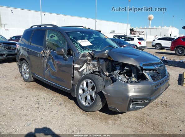 JF2SJAWC1JH565486 2018 SUBARU FORESTER Коричневый Передняя правая четверть