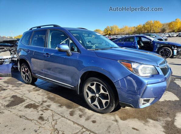 JF2SJGVC6GH551354 2016 SUBARU FORESTER2. Синий Передняя правая четверть