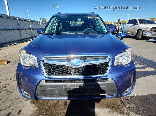 JF2SJGVC6GH551354 2016 SUBARU FORESTER2. Синий Вид спереди