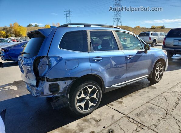 JF2SJGVC6GH551354 2016 SUBARU FORESTER2. Синий Задняя правая четверть