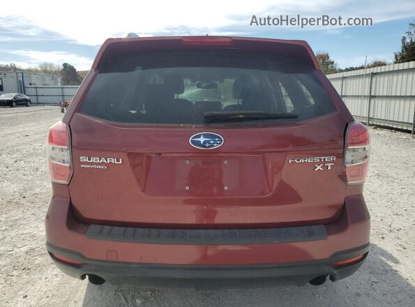 JF2SJGXC0GH485364 2016 SUBARU FORESTER2. Темно-бордовый Вид сзади
