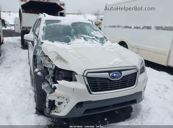 JF2SKAFC1MH418683 2021 SUBARU FORESTER Белый Вид панели приборов