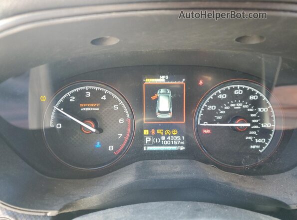 JF2SKARC7MH504236 2021 SUBARU FORESTER White Instrument cluster view