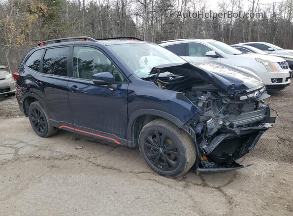 JF2SKEMC5LH410112 2020 SUBARU FORESTER Синий Передняя правая четверть