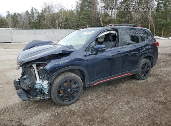 JF2SKEMC5LH410112 2020 SUBARU FORESTER Синий Передняя левая четверть