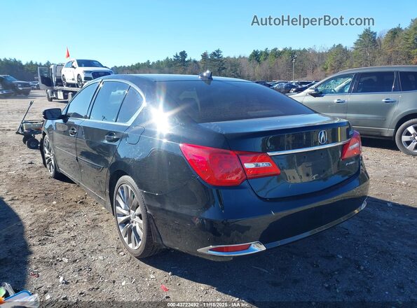 JH4KC1F58HC000376 2017 ACURA RLX Черный Задняя левая четверть