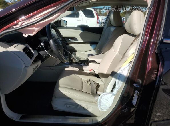 JH4KC1F91GC001371 2016 ACURA RLX Бордовый Вид салона спереди