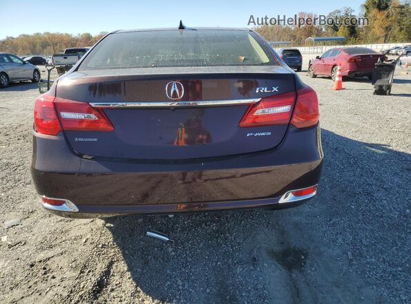 JH4KC1F91GC001371 2016 ACURA RLX Бордовый Вид сзади
